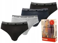 Majtki męskie - Pierre Cardin Slipy Męskie Bawełna - 4-Pak - Xxl - miniaturka - grafika 1