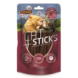 DeliBest Sticks Wołowina 10 x 50 g - Przysmaki dla kotów - miniaturka - grafika 1