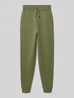 Spodnie i spodenki dla chłopców - Spodnie dresowe o kroju regular fit z wyhaftowanym logo - miniaturka - grafika 1