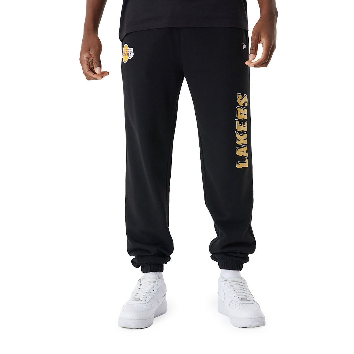 Spodnie męskie New Era NBA Team Script Jogger Los Angeles Lakers