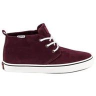 Trampki damskie - Andy Z Zamszowe Trampki Nad Kostkę czerwone - ButyModne - miniaturka - grafika 1