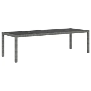 9-cz. zestaw mebli ogrodowych z poduszkami, polirattan, szary - Meble ogrodowe - miniaturka - grafika 5