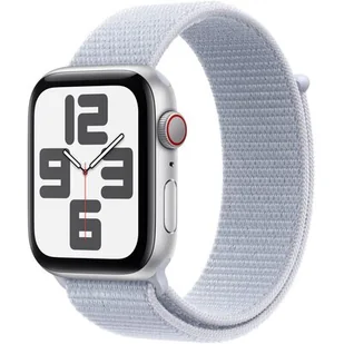 Apple Watch SE 2-gen GPS + Cellular 44mm Opaska sportowa Błękitny obłok - Smartwatch - miniaturka - grafika 1