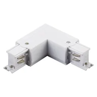 Oprawy, klosze i abażury - Łącznik kątowy L prawy biały 3F Goldlux - miniaturka - grafika 1