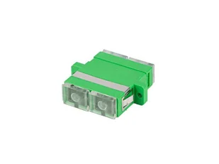 Adapter światłowodowy Lanberg SM SC/APC DUPLEX FA-SCAP-SD01-0001-TR - Pozostałe akcesoria sieciowe - miniaturka - grafika 1