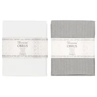 Obrusy i serwetki - Obrus ze srebrnym połyskiem 130 x 180 cm mix biały/szary - miniaturka - grafika 1