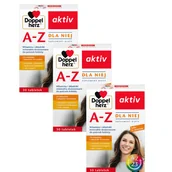 Witaminy i minerały - 3x Doppelherz® aktiv A-Z Dla Niej, 3x30 tabletek ZESTAW - miniaturka - grafika 1