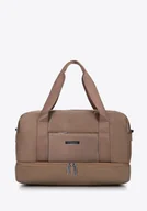 Torby podróżne - Torba podróżna do samolotu wielofunkcyjna brązowa - miniaturka - grafika 1