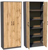 Szafki na buty - Szafa Na Buty, Regał, R005 Grafit-wotan, Szafka, - miniaturka - grafika 1