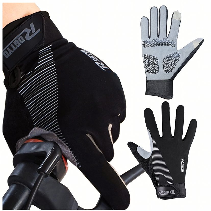 Rękawiczki Rowerowe Sportowe Pełne Zimowe Dotykowe na Rower do Biegania XL