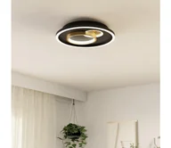 Lampy sufitowe - Eglo 901244 - LED Plafon TIRIOLO 1xLED/14W/230V+1xLED/8,5W czarny/złoty - miniaturka - grafika 1