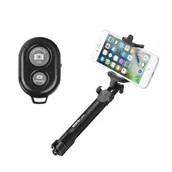 Selfie stick - Uchwyt Selfie z Pilotem na Bluetooth Kij STATYW - miniaturka - grafika 1