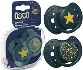 Smoczki uspokajające - LOVI SMOCZEK DYNAMICZNY STARDUST 2szt. 3-6m ZIELONY - miniaturka - grafika 1