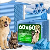 Prześcieradła dla dzieci - PODKŁADY MATY CHŁONNE DLA PSA 60x60cm KANZA - miniaturka - grafika 1