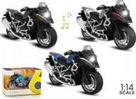 Samochody i pojazdy dla dzieci - Madej Motocykl metalowy 1:16 008014 43800 - miniaturka - grafika 1