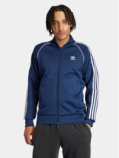 adidas Bluza adicolor Classics SST IR9866 Niebieski Slim Fit - Bluzy męskie - miniaturka - grafika 1