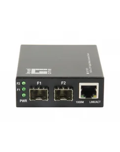 LevelOne LevelOne GVT-2011 - fibre media converter - 10Mb LAN 100Mb LAN GigE - Konwertery sieciowe i transceivery - miniaturka - grafika 2