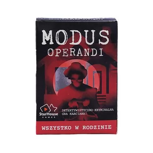 StarHouse Games Modus Operandi: Wszystko w rodzinie - Gry karciane - miniaturka - grafika 1