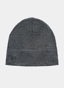 Czapka Buff Lightweight Merino Wool Hat - solid grey - Czapki męskie - miniaturka - grafika 1