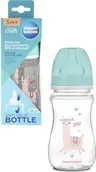Butelki dla niemowląt - Canpol Babies Butelka Szeroka Antykolkowa 240 ml Exotic 3m+ - miniaturka - grafika 1