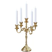 Świeczniki - Świecznik, złoty, 40 cm - miniaturka - grafika 1