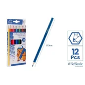 Kredki, ołówki, pastele i pisaki - BeBasic Kredki ołówkowe 22 kolorów - miniaturka - grafika 1