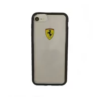 Etui i futerały do telefonów - Ferrari Hardcase FEHCRFP7BK iPhone 7 przezroczysty/czarny FEHCRFP7BK - miniaturka - grafika 1