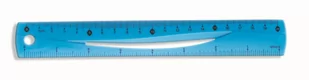 TETIS LINIJKA elastyczna 20cm niebieska BL020ZB BL020NB - Linijki, ekierki - miniaturka - grafika 1