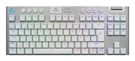 Klawiatury - Logitech G G915 X LIGHTSPEED klawiatura Gaming USB + RF Wireless + Bluetooth QWERTY Duński, Fiński, Skandynawia, Szwecki Biały 920-012735 - miniaturka - grafika 1