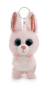 Plecaki - NICI Glubschis 63021 brelok króliczek Monni-Wonni, wierny pluszowy towarzysz do plecaka lub torby, zawieszka na kluczy dla małych i dużych, 9 cm, różowy - miniaturka - grafika 1