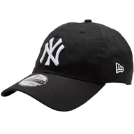 Czapki damskie - New Era 9TWENTY League Essentials New York Yankees Cap 60348852, Kobieta, Czapka z daszkiem, Czarny - miniaturka - grafika 1