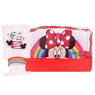 Myszka Minnie Kosmetyczka, transparentna + spinki, gumki - Kosmetyczki, organizery i kuferki - miniaturka - grafika 1
