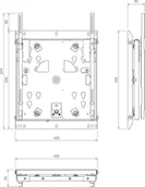 Uchwyty do telewizora - Hagor Wh Sa Flip 65 Obrotowy I Uchylny Uchwyt Ścienny Do Samsung Wm65R, Wm65B 5789 - miniaturka - grafika 1