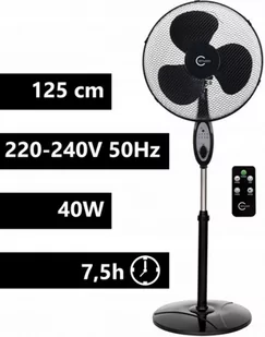 Duży regulowany wentylator stojący z pilotem - Pościel dla dzieci - miniaturka - grafika 6