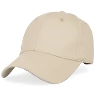 Czapki i chusty sportowe męskie - Czapka Beżowa Classic Unisex Z Regulowanym Zapięciem - miniaturka - grafika 1