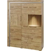 Kredensy - Kredens P9EBBR14 Bruni MMI Sleeping Dąb Bielony - miniaturka - grafika 1