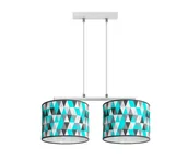 Lampy sufitowe - Lampex lampa wisząca Demeter 2 2xE27 885/2 - miniaturka - grafika 1