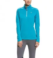 Bluzy sportowe damskie - Ariat Bluza CONQUEST damska - atomic blue - miniaturka - grafika 1