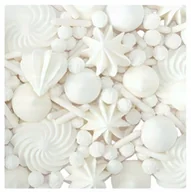 Dodatki do ciast w proszku - Posypka ozdoby na tort cukrowe beziki dekoracje komunijne wesele chrzciny - miniaturka - grafika 1