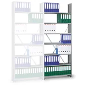 Szafy i regały magazynowe - B2B Partner regał archiwalny z bocznymi ścianami 277031 - miniaturka - grafika 1