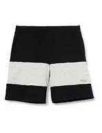 Spodenki damskie - FILA Stephens Blocked Sweat szorty męskie, Black-Light Grey Melange, XXL - miniaturka - grafika 1