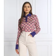 Swetry damskie - Pinko Sweter AMERICAN | Cropped Fit - miniaturka - grafika 1