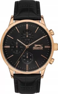 Zegarek Zegarek męski SLAZENGER SL.09.2124.2.04 czarny fashion na prezent - Zegarki męskie - miniaturka - grafika 1