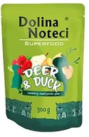 Mokra karma dla psów - Dolina Noteci Superfood - jeleń i kaczka 300g /saszetka - miniaturka - grafika 1