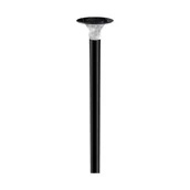 Lampy ogrodowe - Słupek Ogrodowy Solarny V-TAC 15W LED IP65 Czujnik Ruchu CCT Czarny 88cm VT-413 6000K+4000K 2200lm 3 Lata Gwarancji - miniaturka - grafika 1