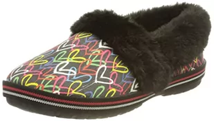 Skechers Bobs Too Cozy-113610 kapcie damskie, Czarno-multi, 40 EU - Kapcie damskie - miniaturka - grafika 1