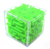 Mały naukowiec - GRA ŁAMIGŁÓWKA LOGICZNA LABIRYNT 3D MAZE KOSTKA 65MM RÓŻNE KOLORY - miniaturka - grafika 1