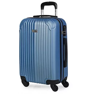 ITACA Sevron walizka, 55 cm, szafirowy (turkusowy) - T71550 - Walizki - miniaturka - grafika 1