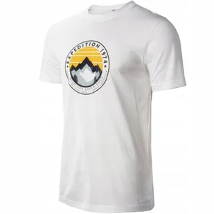 Koszulka Męska Hi-tec Zergo T-Shirt Podkoszulek Sportowa na co dzień XL - Koszulki męskie - miniaturka - grafika 1