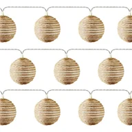 Lampy ogrodowe - Girlanda solarna Hessian X10 2300 K - miniaturka - grafika 1